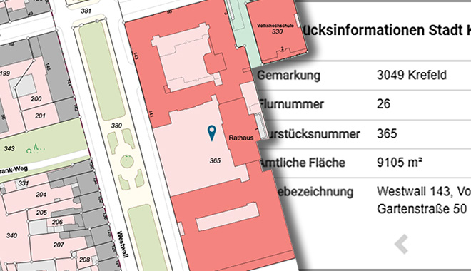 Flurkarte und Flurstücksinformationen